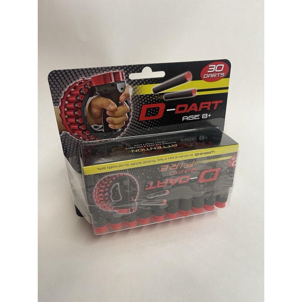 D-Dart 60-pieces Dart Refill -Compatible with Tempest D-Dart Blaster Models